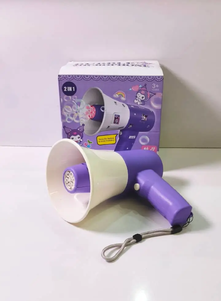 مكبر صوت فقاعات مع موسيقى