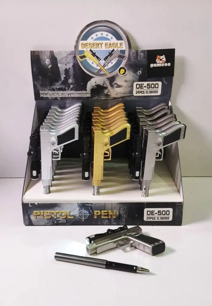 قلم مسدس مع بيل