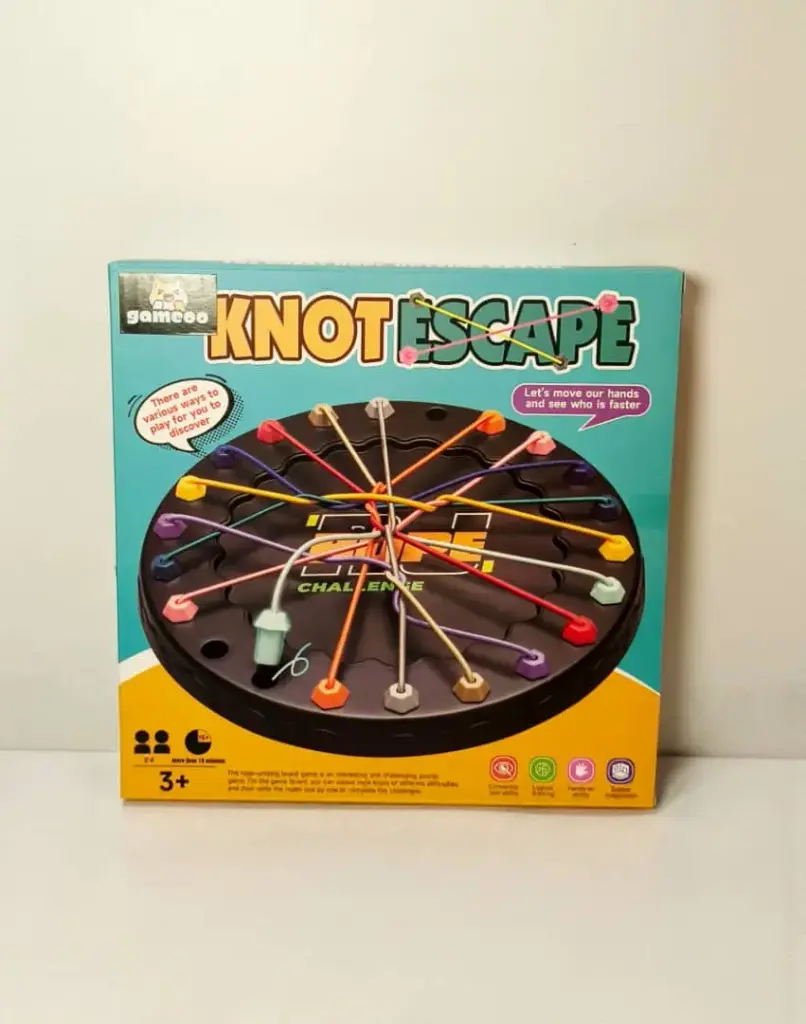 [7764] لعبة ذكاء فك خيطان دائريه