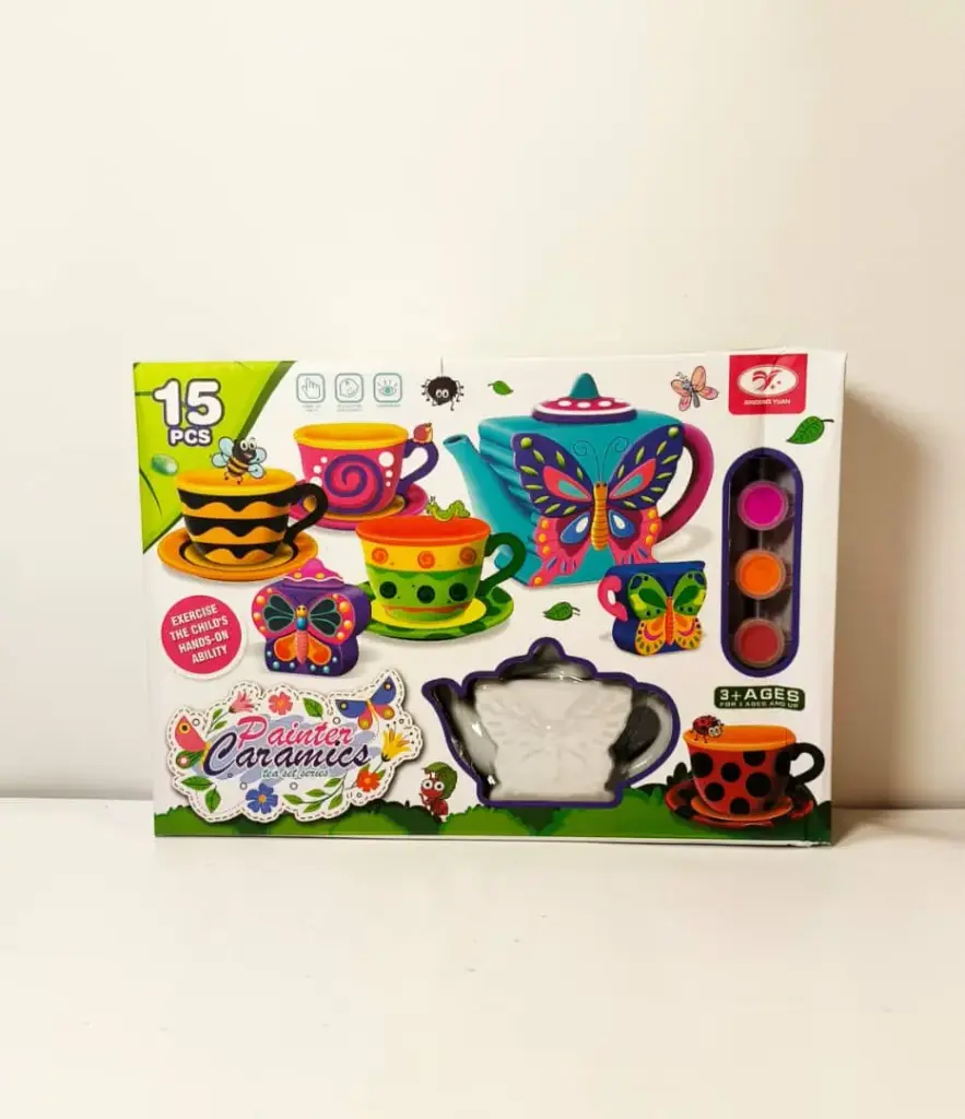  تلوين سيراميك طقم شاي