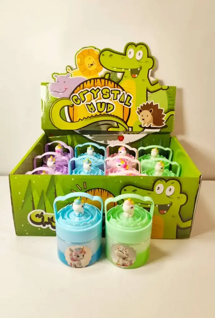 [2354] سلاين شكل وردة مع لعبة راس حصان المهره