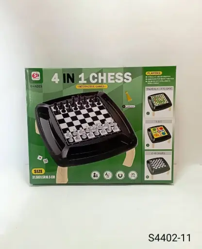 [S4402-11] شطرنج 4 في 1