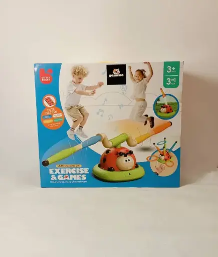 [296Y] نطاطه + رمي حلقات + صاروخ للاطفال