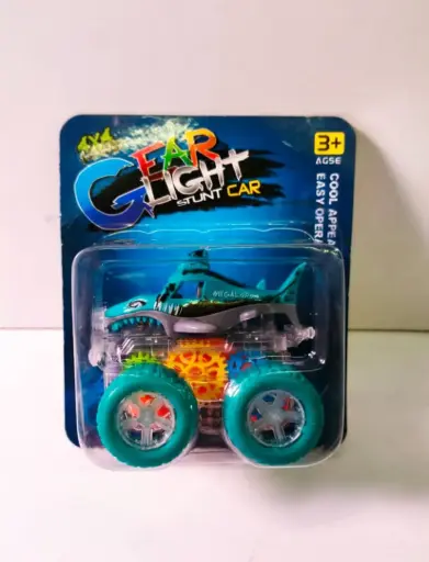 [YM-110P] سيارة شكل حوت مع ضوء كرت