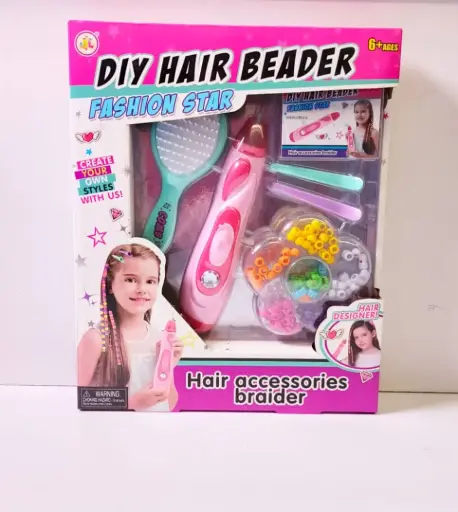 [868-117] ماكينة شعر مع خرز علبة