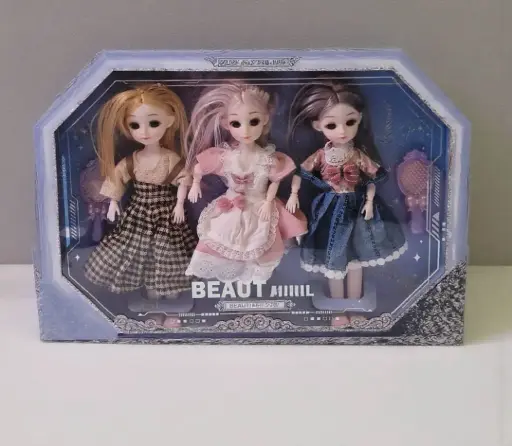 [22845] لعبة باربي مفاصل عدد3 علبه